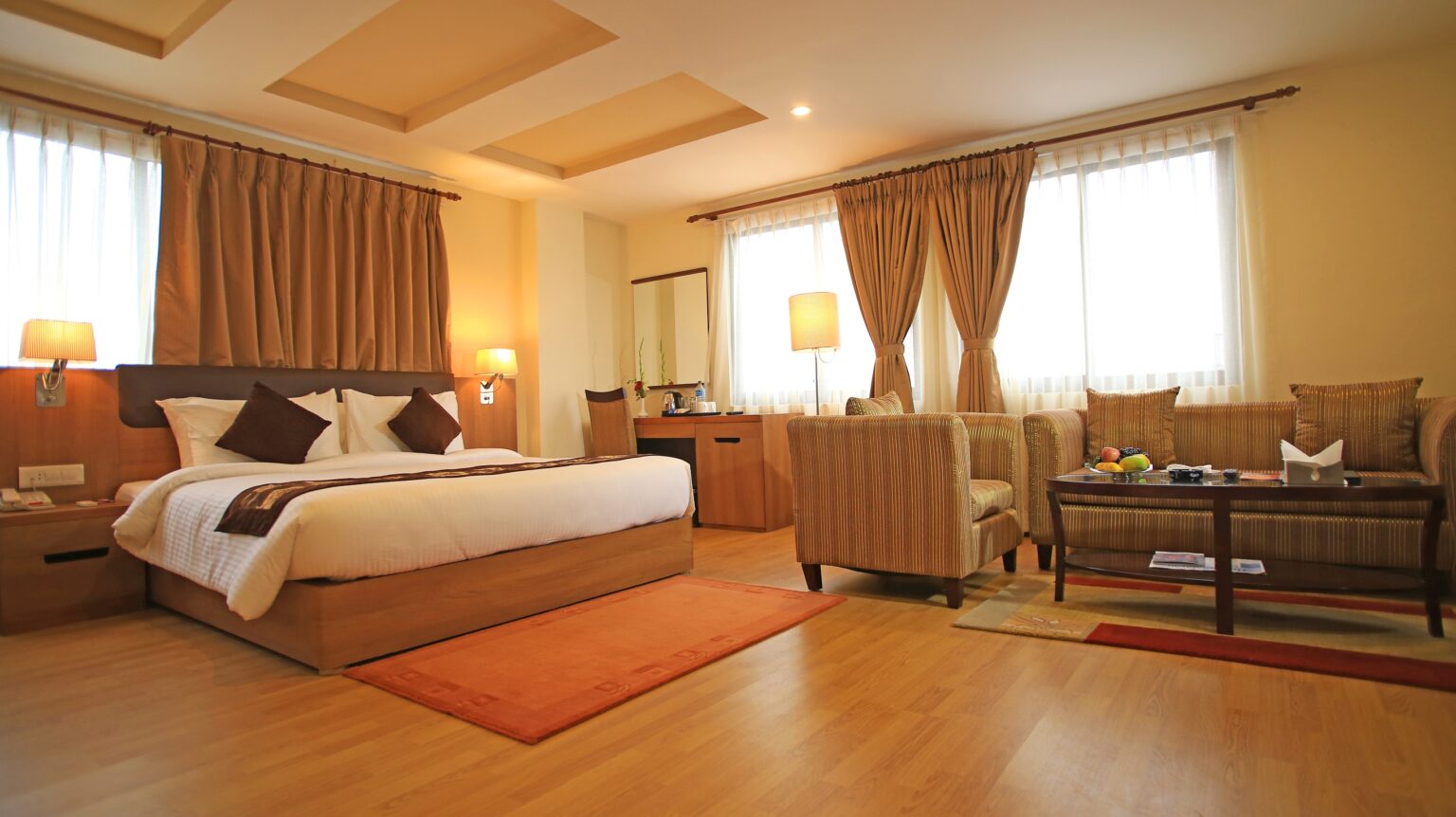 Comfortable rooms at Hotel Mirage Regency Kathmandu